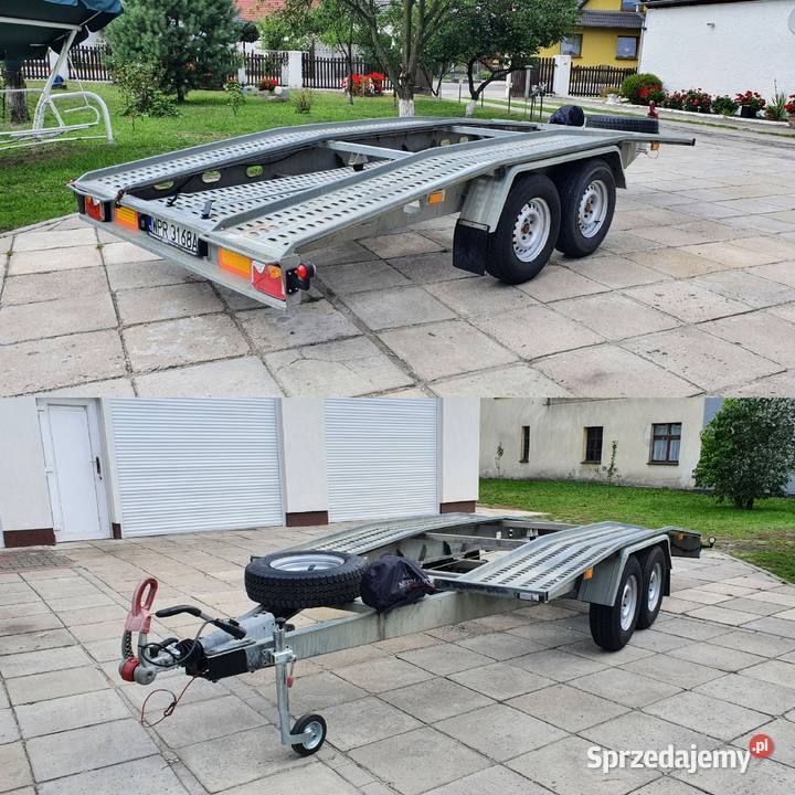 Wynajem przyczepyprzyczepy lawety 2T DMC 27T DMC Chróścice sprzedam