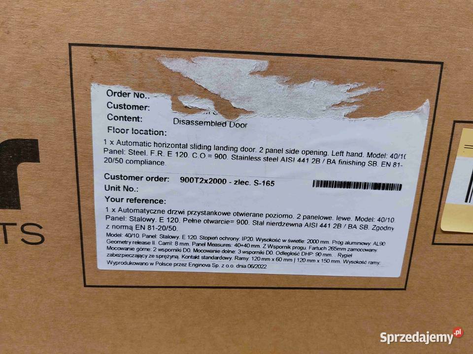 Automatyczne drzwi przystankowe FERMATOR mazowieckie Józefin