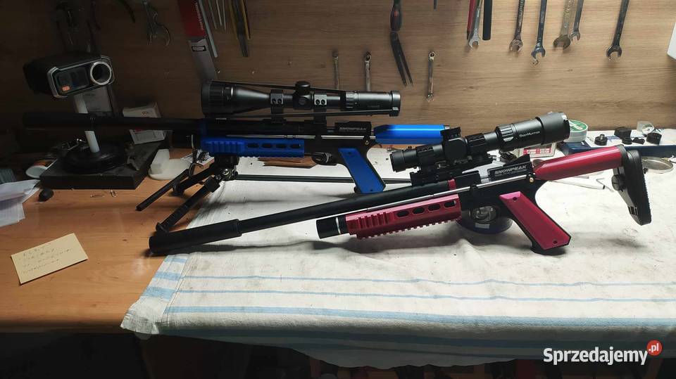 Baka do karabinka pcp artemis Pp750 Bordowy 45mm Kłomnice sprzedam