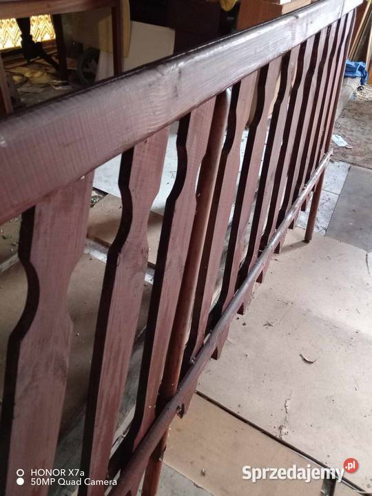 Balustrady schodowe z litego drewna 290x78 świętokrzyskie Daleszyce sprzedam