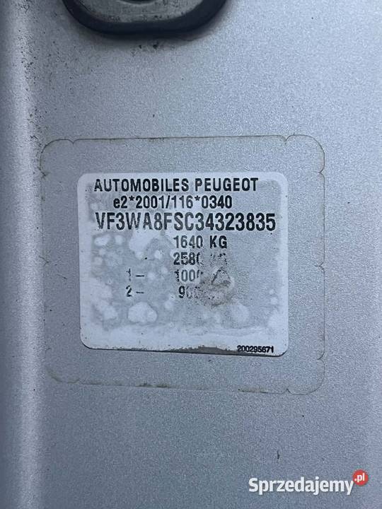 Peugeot 207 16 16V lpg 2008 r Niski przebieg klimatyzacja podkarpackie Nisko