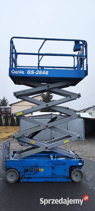 Podnośnik nożycowy zwyżka 10 m Genie GS 2646 Bieliny