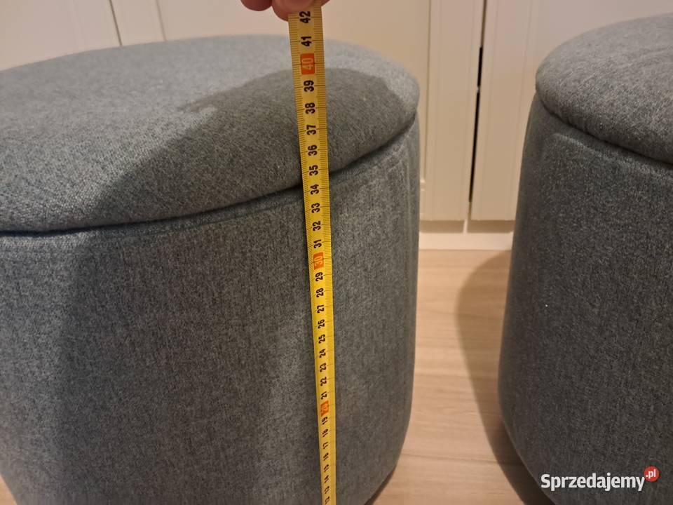 Komplet puf podnóżek pufa Kielce