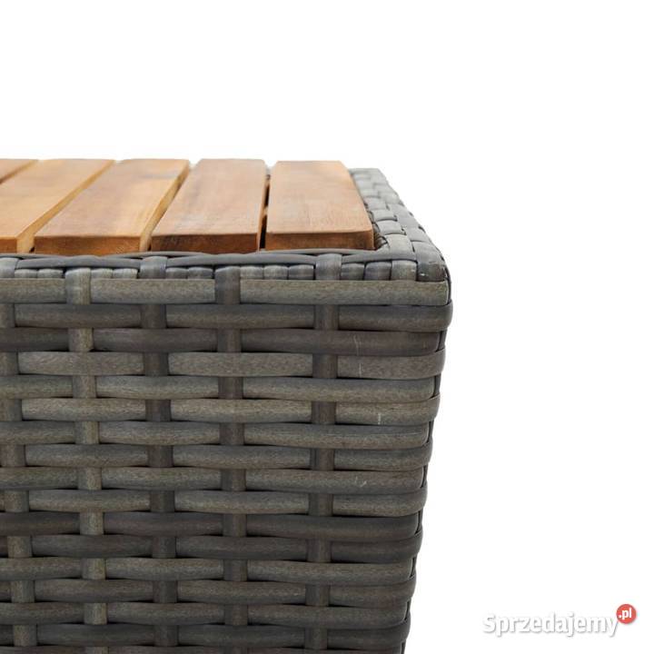 vidaXL Stolik herbaciany szary 415x415x43 Warszawa