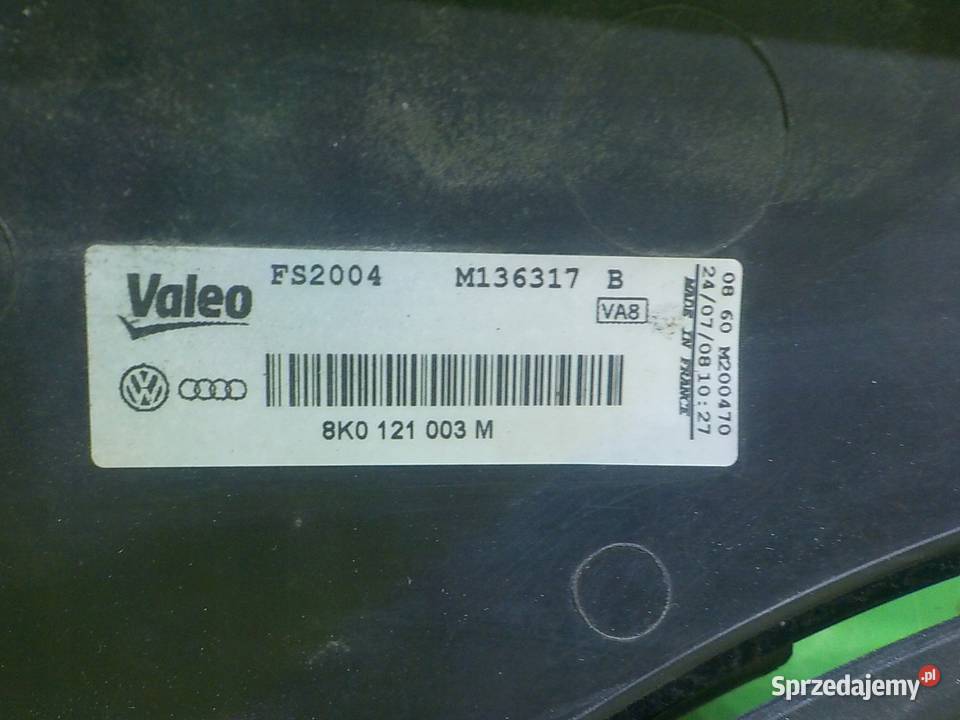 AUDI A5 8T 27 TDI 08r 2D wentylator chlodnicy osobowe