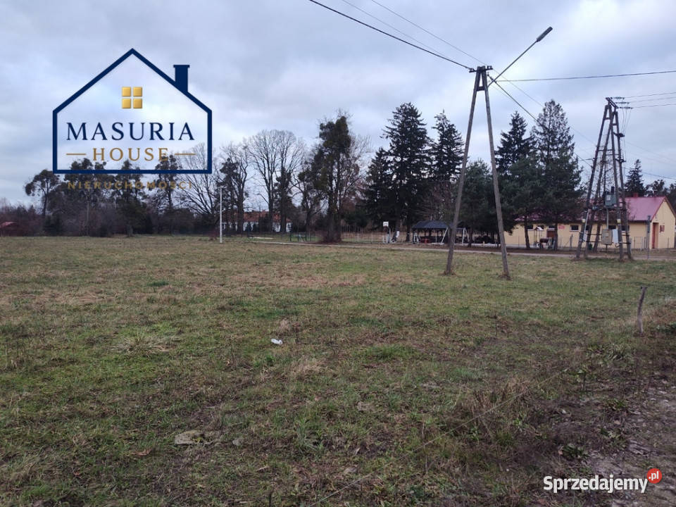 Działka siedliskowa w centrum wsi warmińsko-mazurskie Urowo