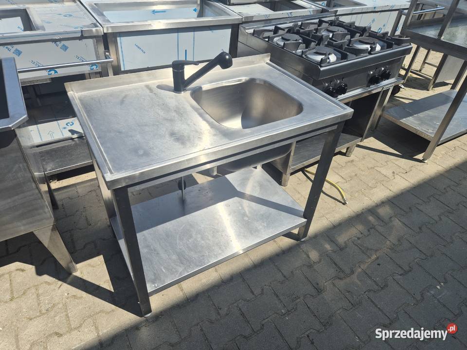 Zlew Gastronomiczny 1 Komorowy Z Półką 1006085 B Ostrów Wielkopolski