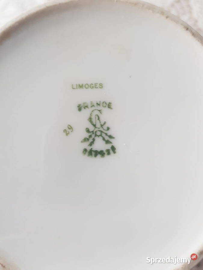 Cukiernica porcelana francuska Limoges Ceramika i szkło wielkopolskie