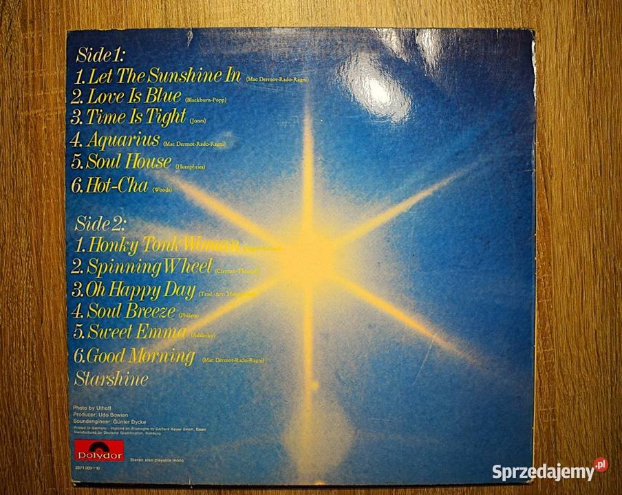 Sunshine Starshine Greger and his Orchestra stan Chełmno