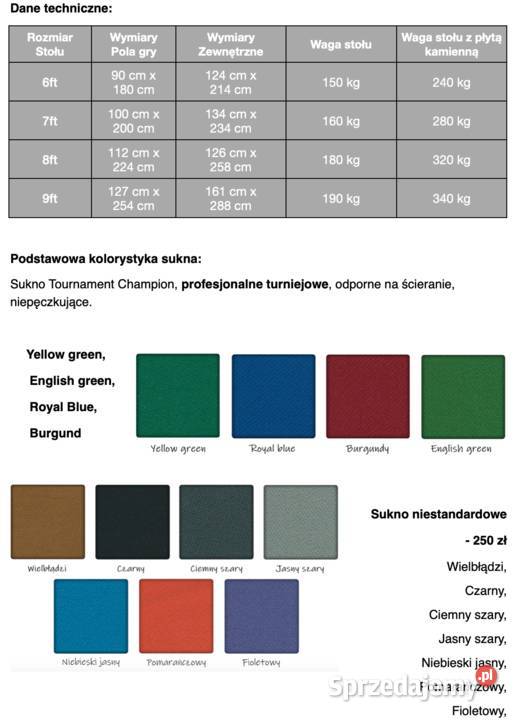 Stół bilardowy ARKANA 6 ft z tenisem stołowym podlaskie sprzedam