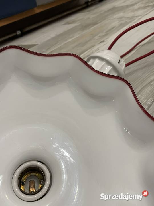 Stara lampa wisząca kuchenna z przeciwwagą Chudów sprzedam