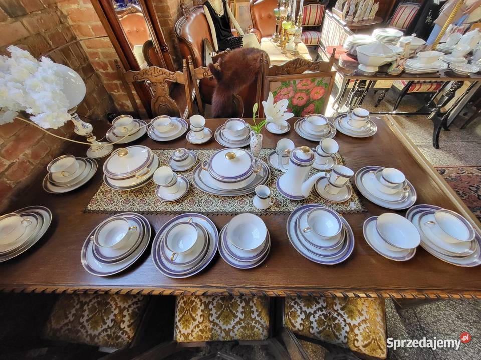 Serwis obiadowokawowy Bavaria Eschenbach Porcelana i szkło sprzedam