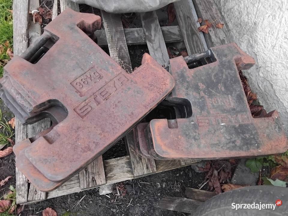 Obciążniki Steyr 9 sztuk kujawsko-pomorskie Napole