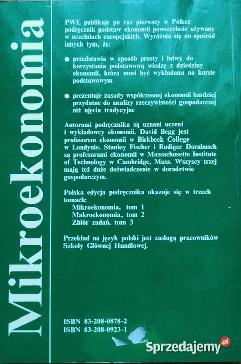 Ekonomia Begg Fisher Dornbusch Podręczniki Podręczniki Lędziny