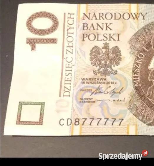 Banknoty SOLID prawie Mega Ciekawe Numery Bytom