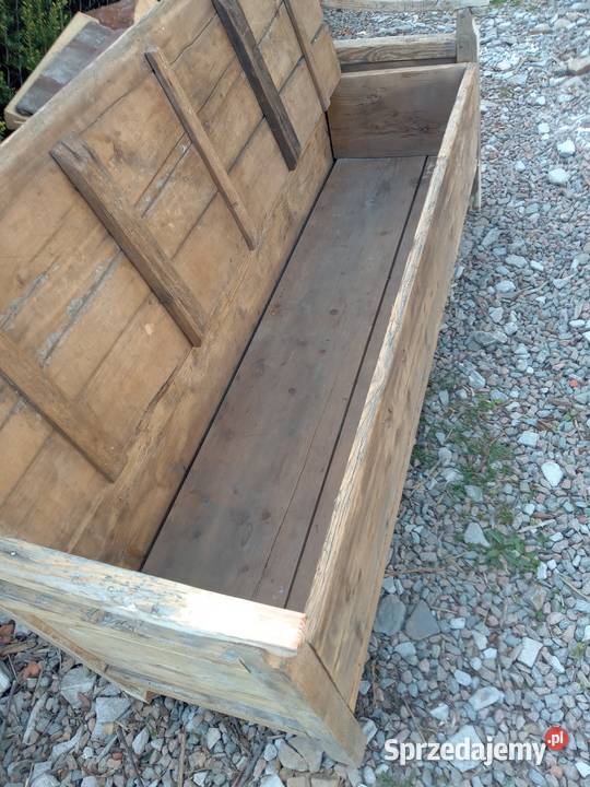 Wiejska ława orginal Gdów