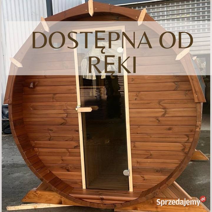 RĘKI Sauna Beczka Ogrodowa Bania Ruska z Piecem Kraków
