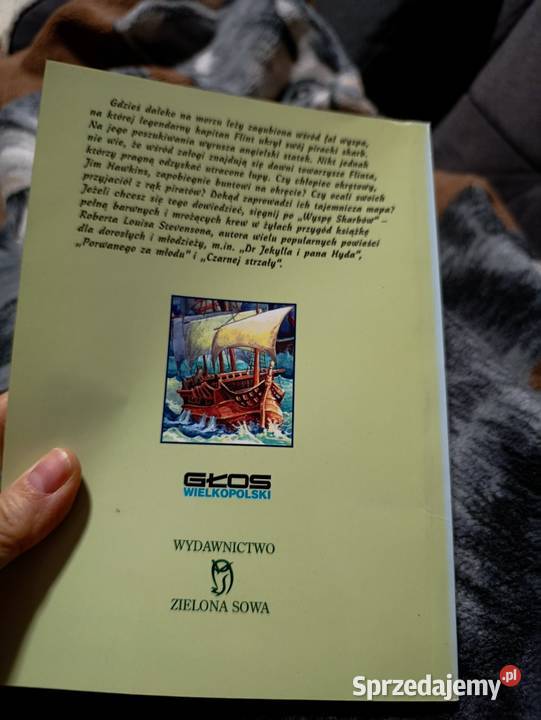 książka Wyspa skarbów autorstwa Roberta Louisa Poznań