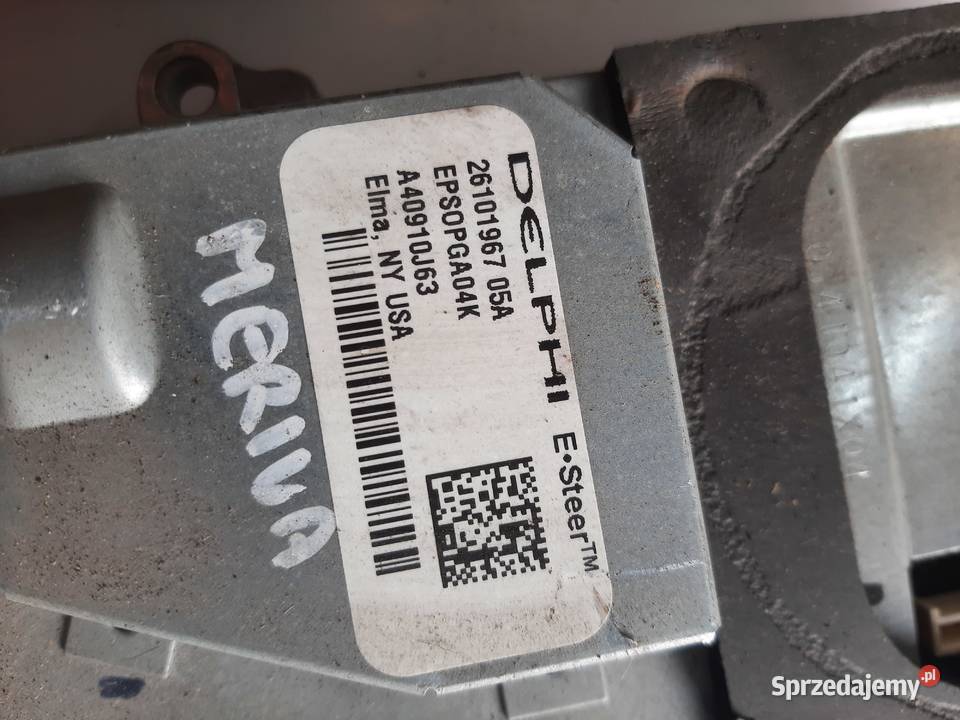 Opel Meriva A sterownik komputer wspomagania