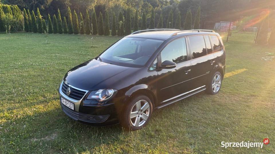 VW Touran 2010 7os welurowa tapicerka małopolskie Stadniki
