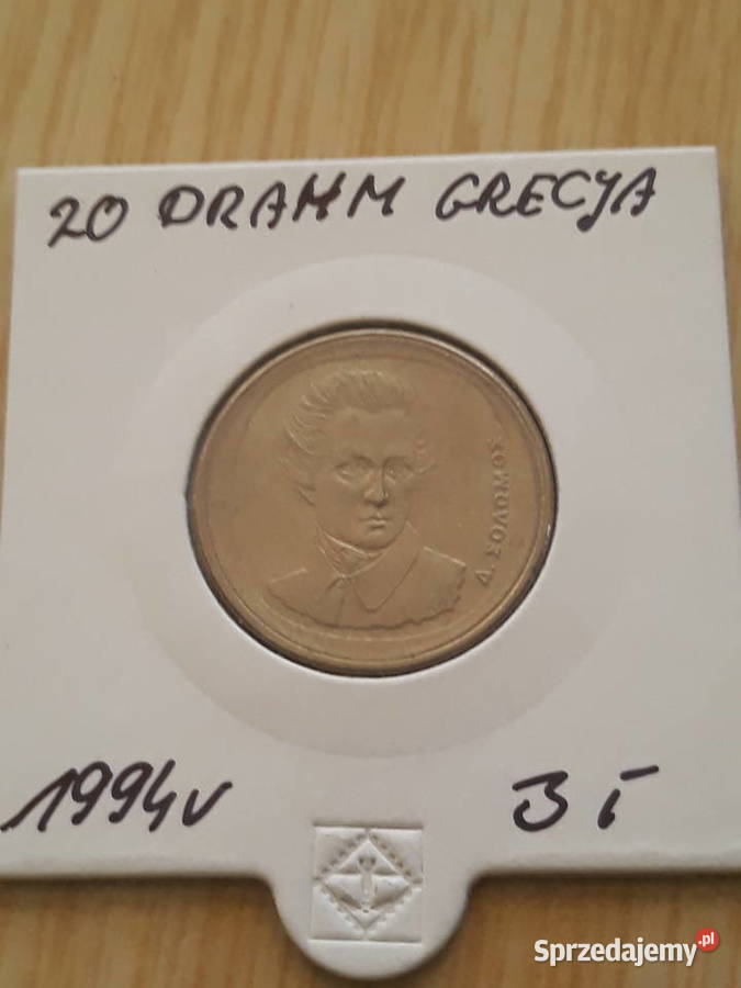 20 Drachm Grecja 1992 i 1994 r Konin sprzedam