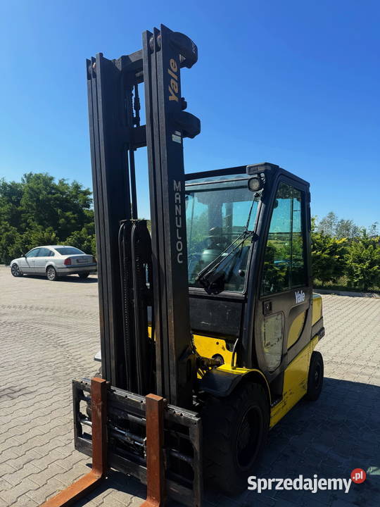 wózek widłowy YALE GLP30 3000 kabina TRIPLEX 59m gaz Działoszyn