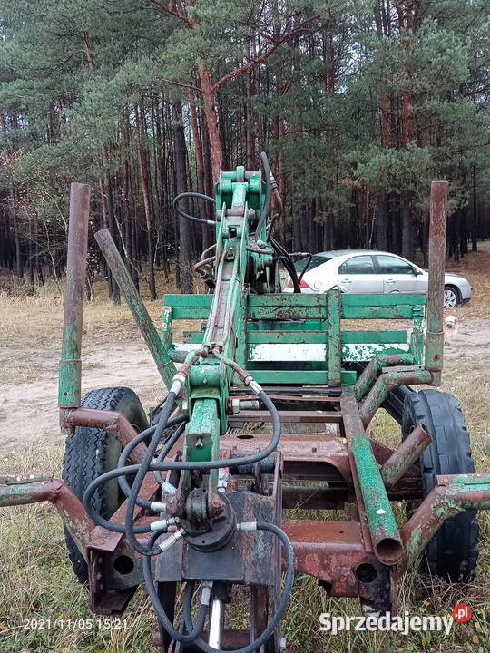 przyczepa do wywozu drzewa Pęckowo sprzedam