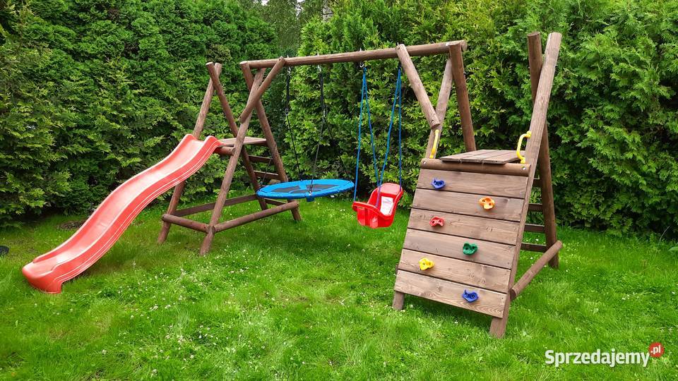 Plac Zabaw do Ogrodu SMERF DWUSTRONNAŚcianka Rzeszów