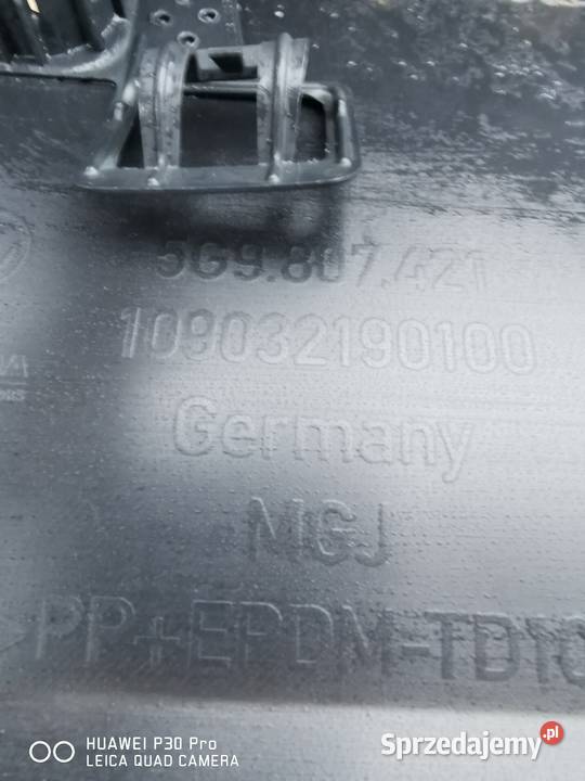 VW GOLF 7 VII 5G9 ZDERZAK TYŁ KOMBI 5G9807421 pomorskie