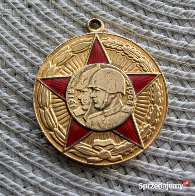 Medal CCCP 50 lat Sił Zbrojnych ZSRR Pozostałe Kalisz