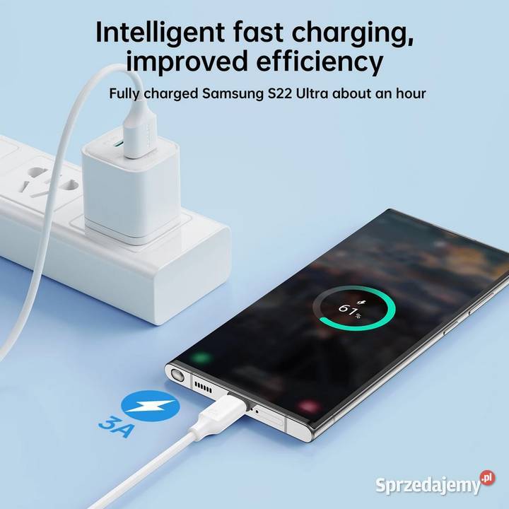 Kabel USB typeC 3A 2mQuick Charge QC 30 Szybkie Telefony i Akcesoria śląskie