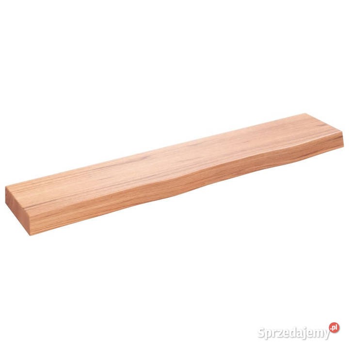Półka jasnobrązowa 100x20x6 lakierowane lite Warszawa