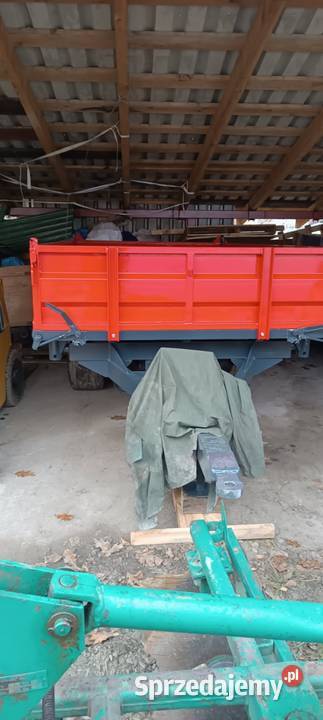 Przyczepa jednoosiowa kiper Przyczepy rolnicze Gać