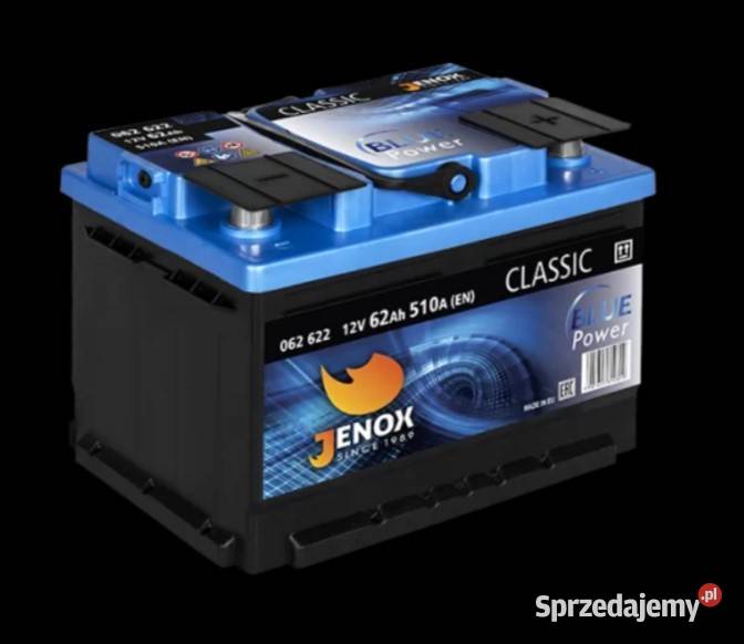 Akumulator Jenox Classic 62Ah 510A R062622AB dolnośląskie Wałbrzych