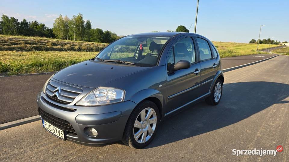 Citroen C3 16 HDi 2008r diezel welurowa tapicerka Samochody osobowe Jasło