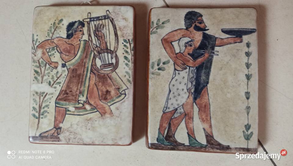 Kafel Emil Ruge Dania z ręcznie malowanym pomorskie Gdańsk sprzedam