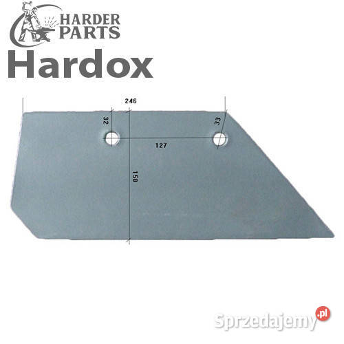 Lemiesz 300hektarów HARDOX 94599L części do Suwałki sprzedam