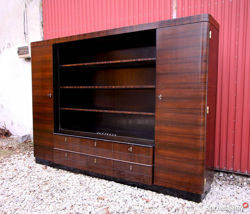 Gabinet art deco heban makassar biurko i Wrocław