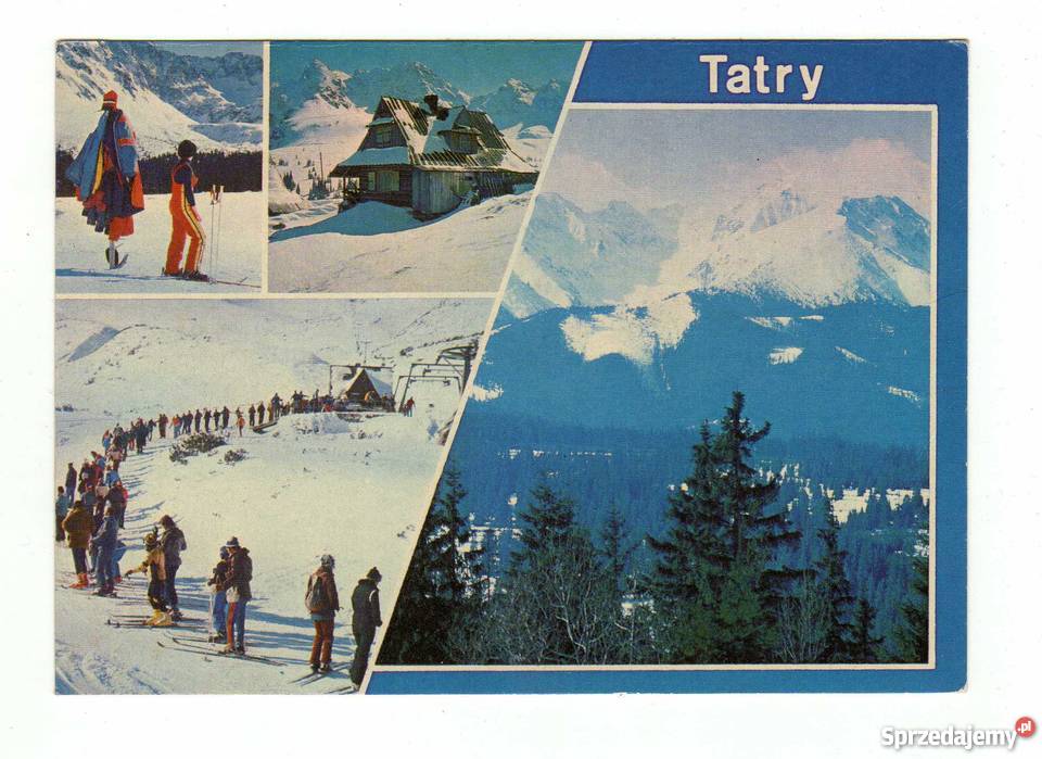 TATRY HALA GĄSIENICOWA POCZTÓWKA WIELOWIDOKOWA świętokrzyskie Krynki