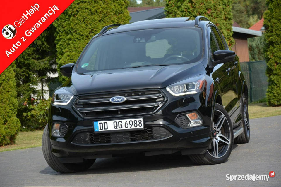 Ford Kuga STLine 4WD Skóry Panorama Radar ACC czujnik zmierzchu Ostrów Mazowiecka sprzedam
