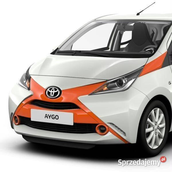 TOYOTA Aygo Listwa zderzaka przod X 4W5 Orange osobowe Kąty Wrocławskie