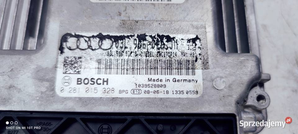 KOMPUTER STEROWNIK SILNIKA AUDI A4 B8 osobowe Przystajń sprzedam