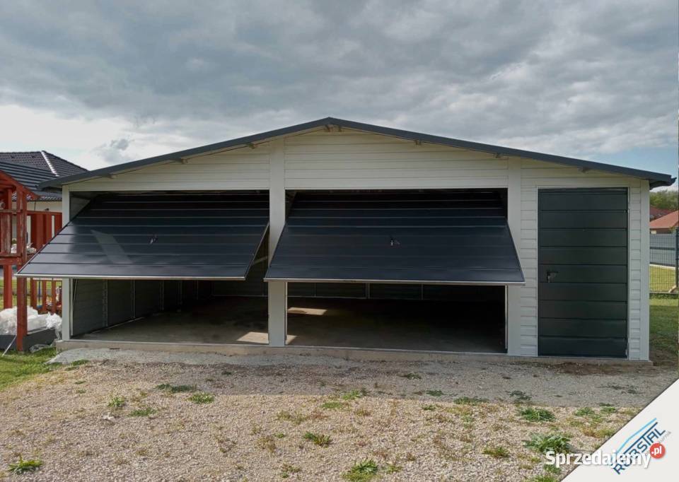 Garaż Blaszany Blaszak 7x5m Biały RAL Producenta Sprzedaż Piotrków Trybunalski sprzedam