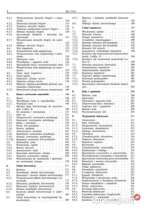 Instrukcja napraw Lublin 1 silnik 4c90 4ct901 Pozostałe podkarpackie Stalowa Wola