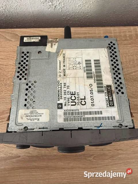 Radio Opel CD 70 NAVI Astra H Zafira B Vectra C Rok produkcji 2005