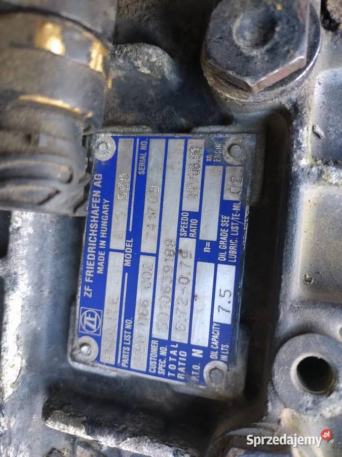 Skrzynia biegów zf 6s850 midlum renault man podkarpackie Pilzno sprzedam