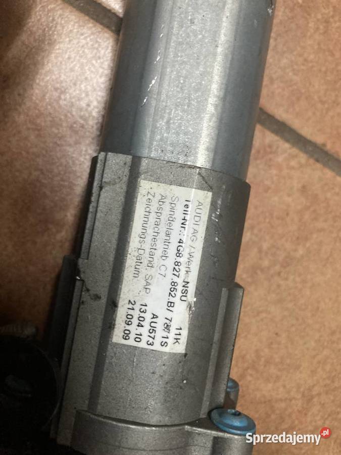 AUDI A7 SIŁOWNIK KLAPY lewy PRAWY 4G8827852B wielkopolskie Rakoniewice