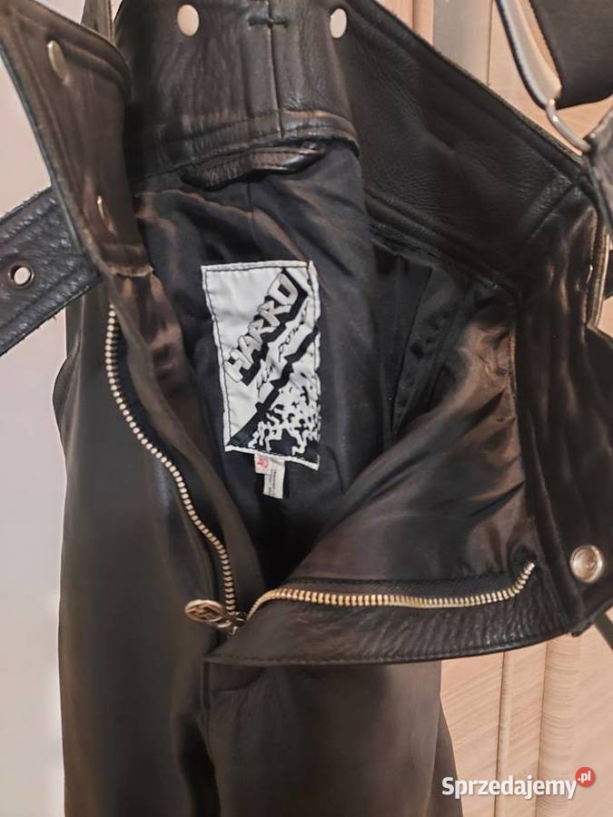 spodnie skórzane na motocykl Łęczna