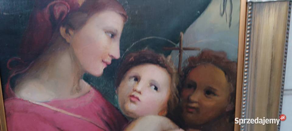 Kopia obrazu Rafaela Madonna della Tenda Kraków