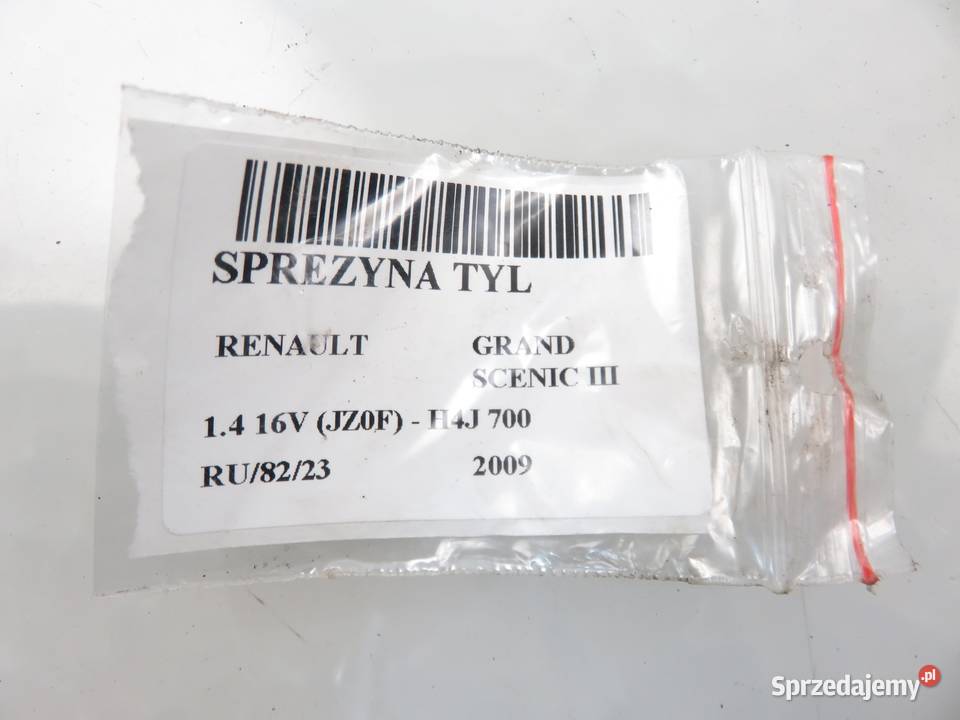 SPRĘŻYNY TYŁ RENAULT GRAND SCENIC III